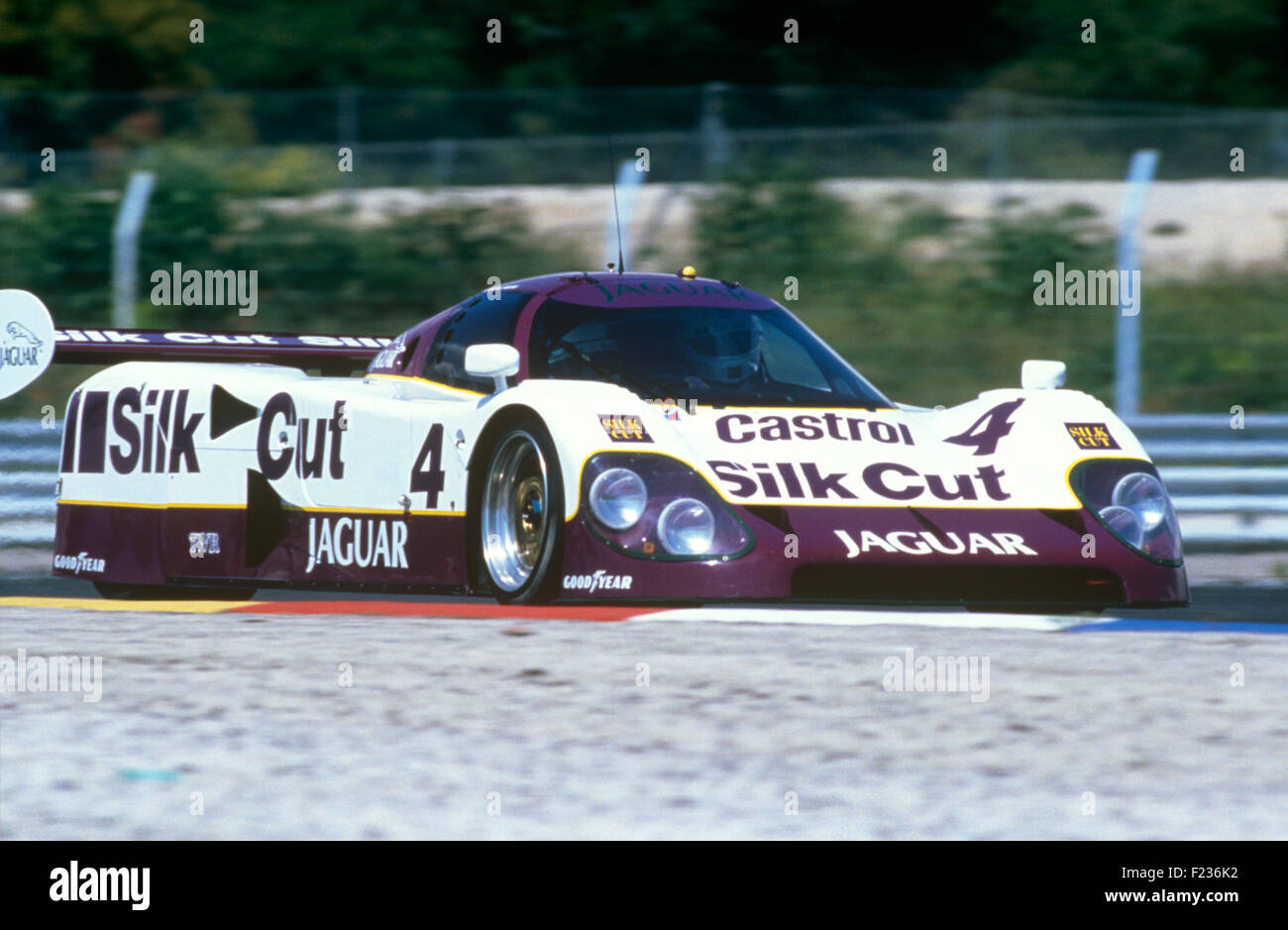 Davy Jones, Michel Fert und Eliseo Salazar Jaguar XJR Le Mans 16. Juni 1990 Stockfoto