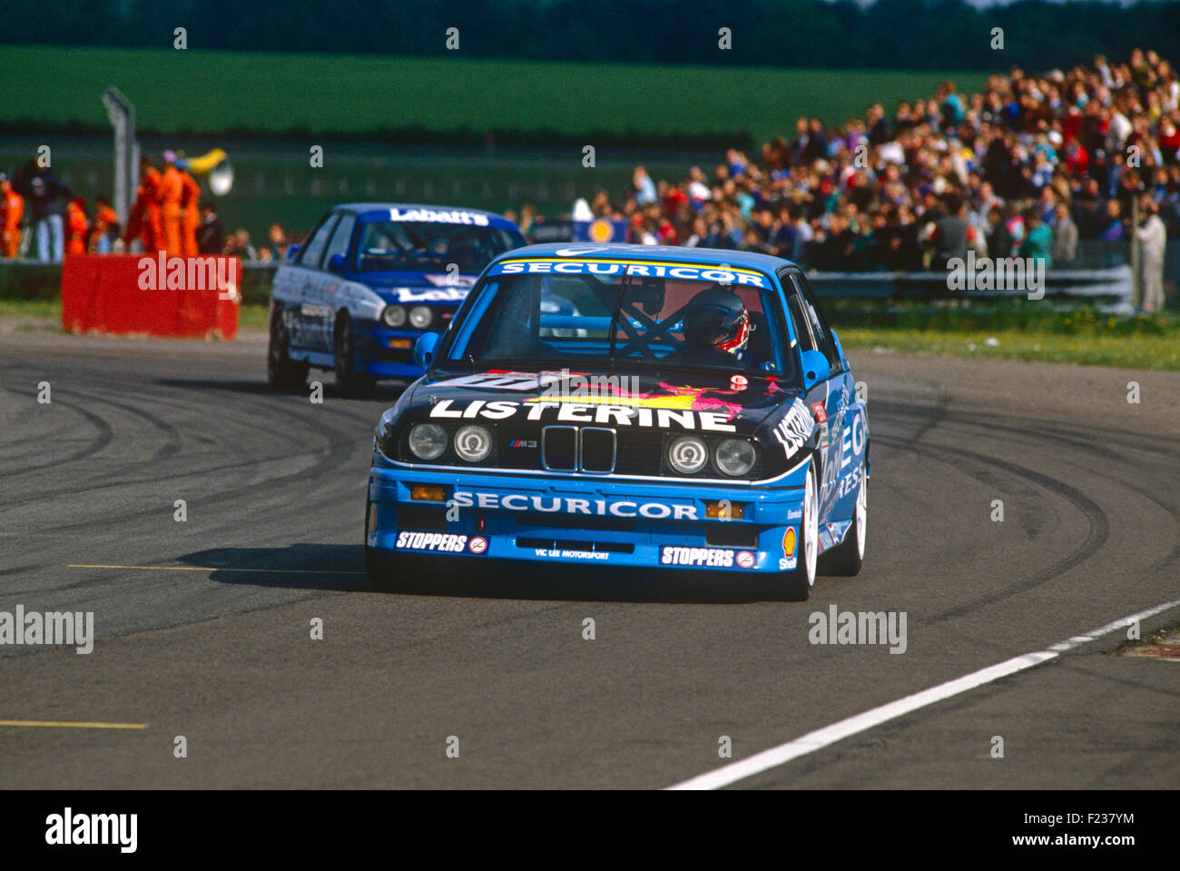 BMW M3s Racing in den 1990er Jahren British Touring Car Championship Stockfoto