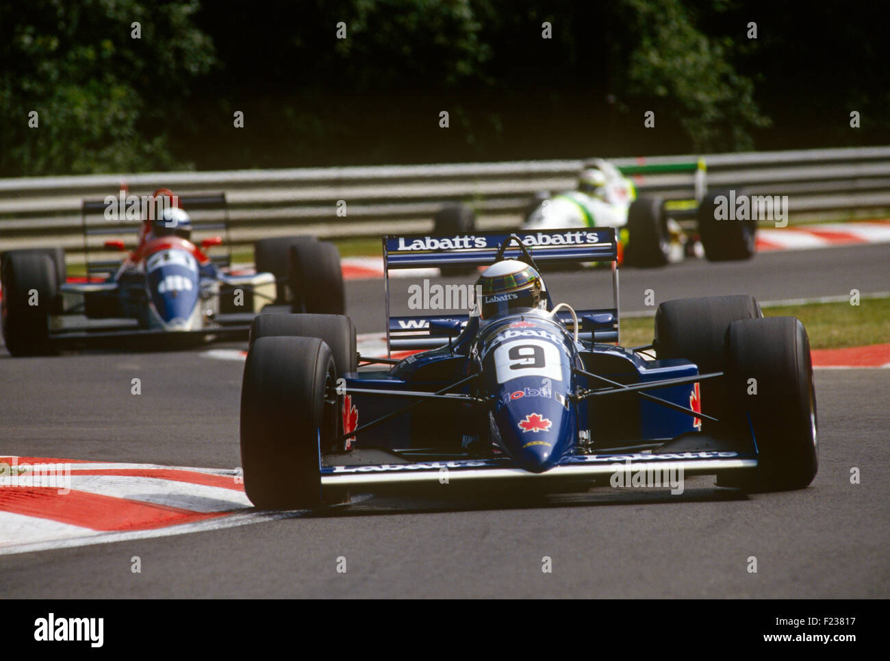 1990er Jahre Formel 1 Grand Prix Autorennen Stockfoto