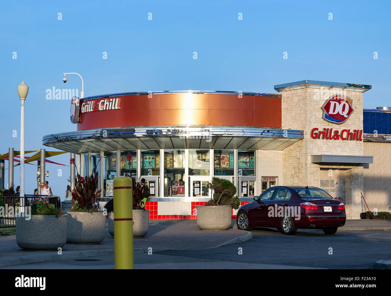 Dairy Queen-Franchise in Virginia Beach, Virginia, USA Stockfoto