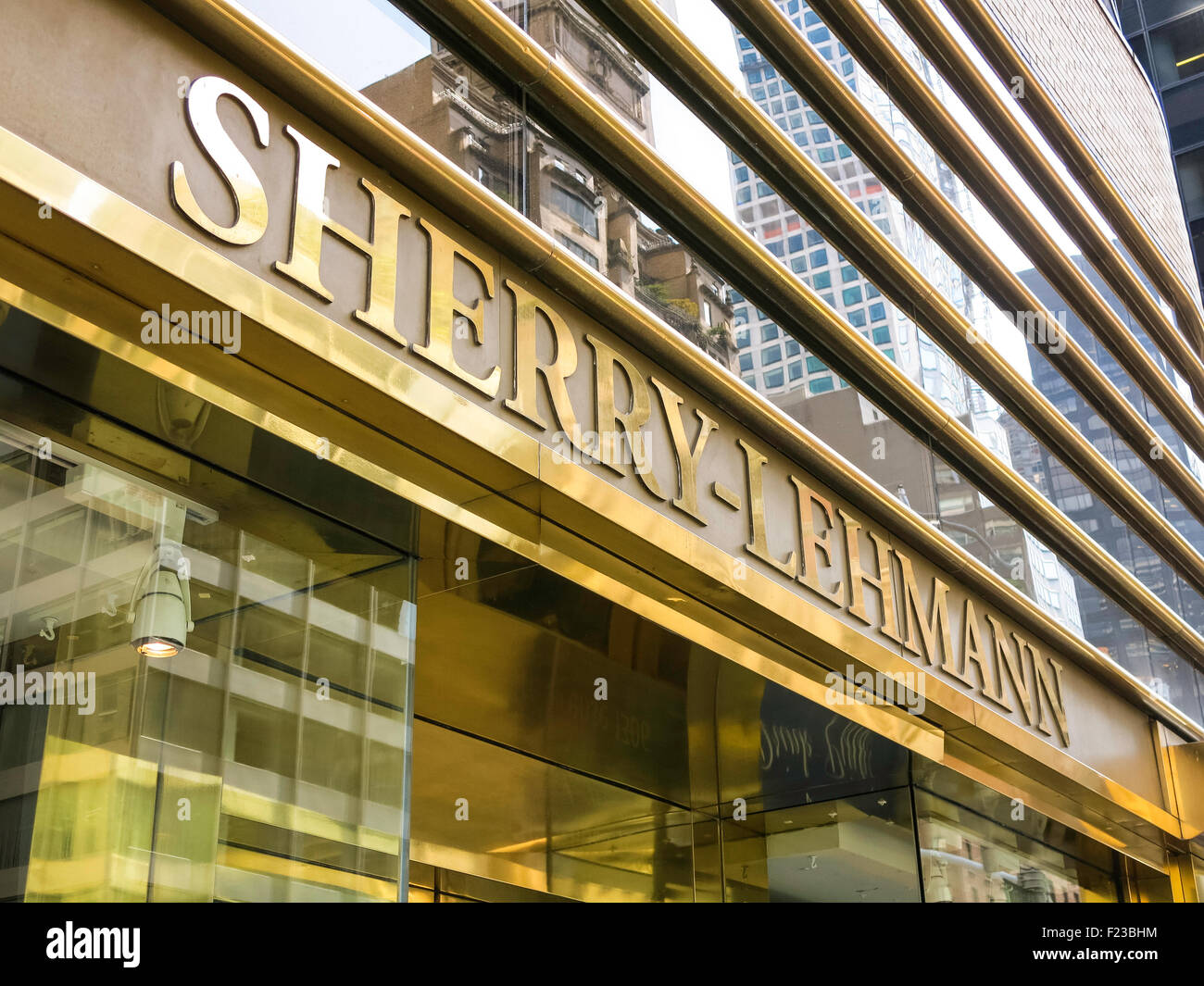 Sherry-Lehmann-Wein und Spirituosen Store Interieur, NYC, USA Stockfoto