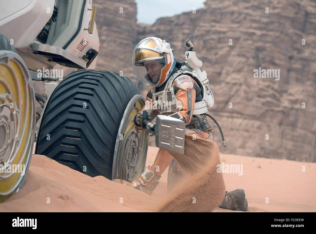 DER Mars 2015 20. Centy Fox Film unter der Regie von Ridley Scott mit Matt Damon als Mark Watney Stockfoto