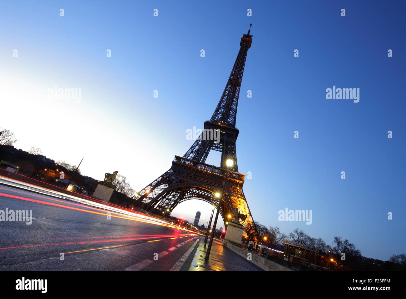 Eiffelturm, Paris, Frankreich Stockfoto