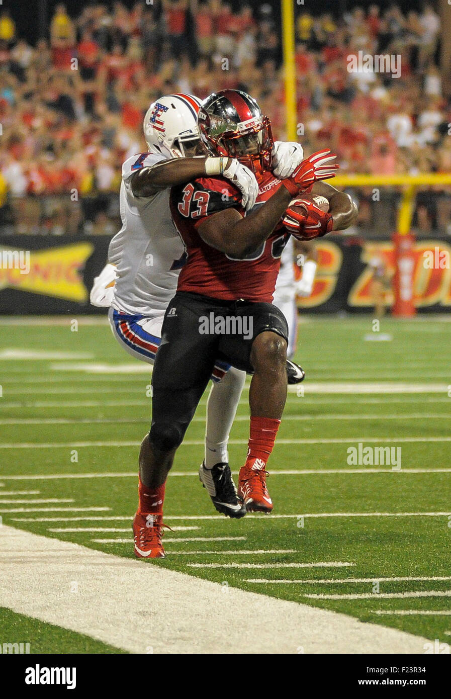 10. September 2015 während der NCAA College-Fußball-Action zwischen den Louisiana Tech Bulldogs und die Western Kentucky Hilltoppers Topper Stadium Houchins Branchen-L.T. Smith in Bowling Green Kentucky Steve Roberts/CSM Stockfoto