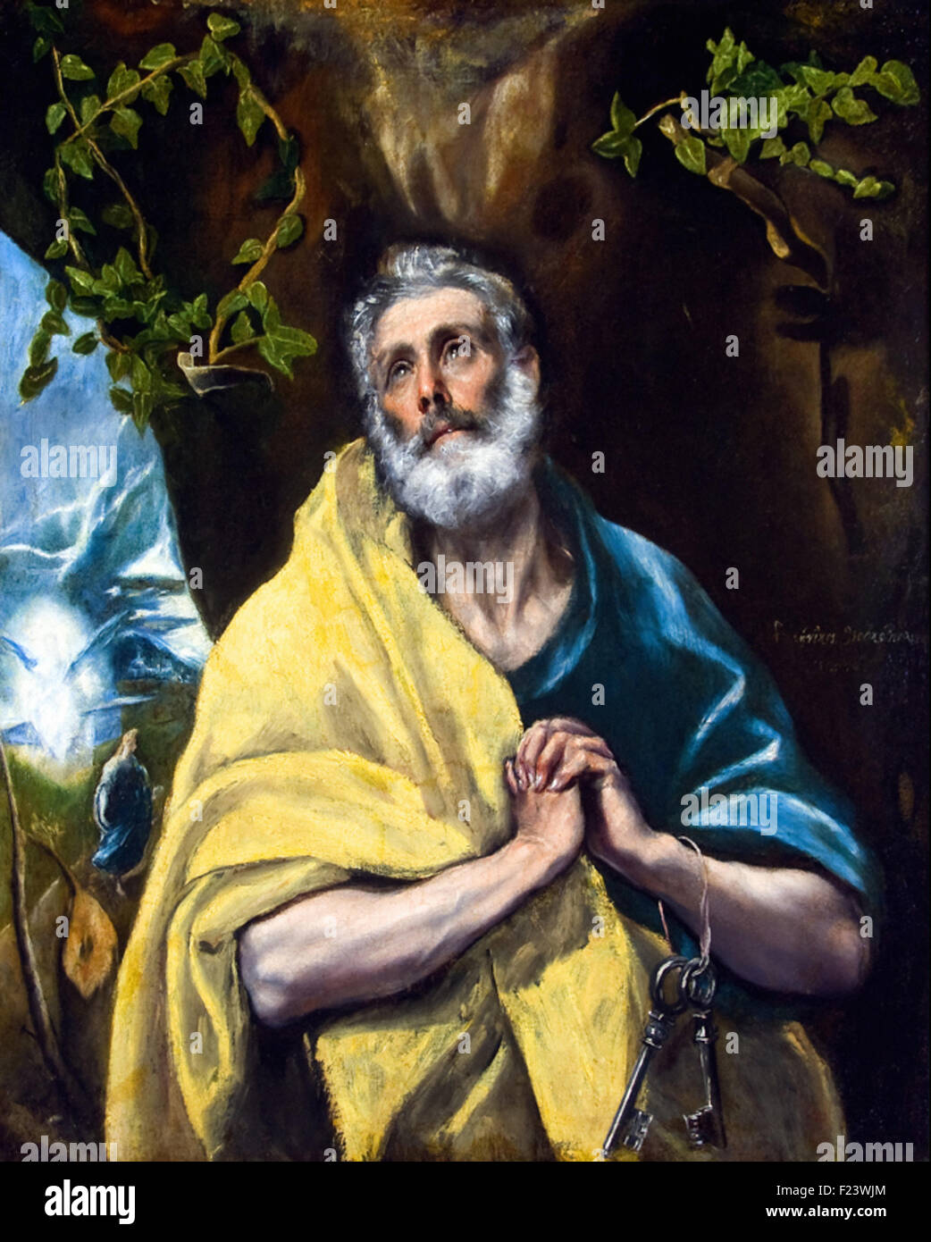 El Greco - die Tränen des Heiligen Petrus Stockfoto