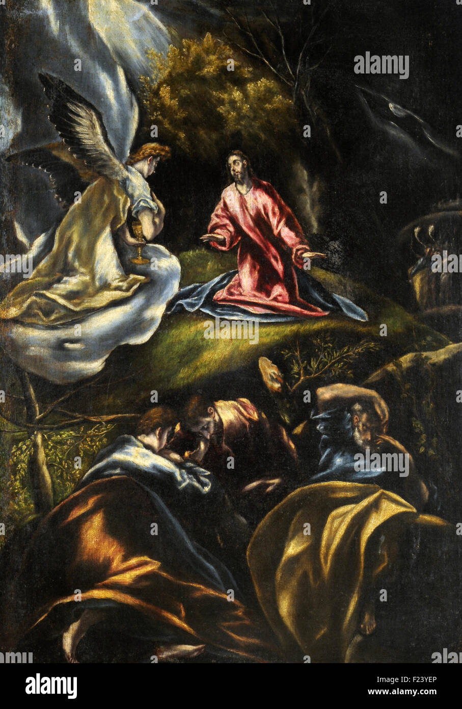 El Greco - die Qual im Garten Stockfoto