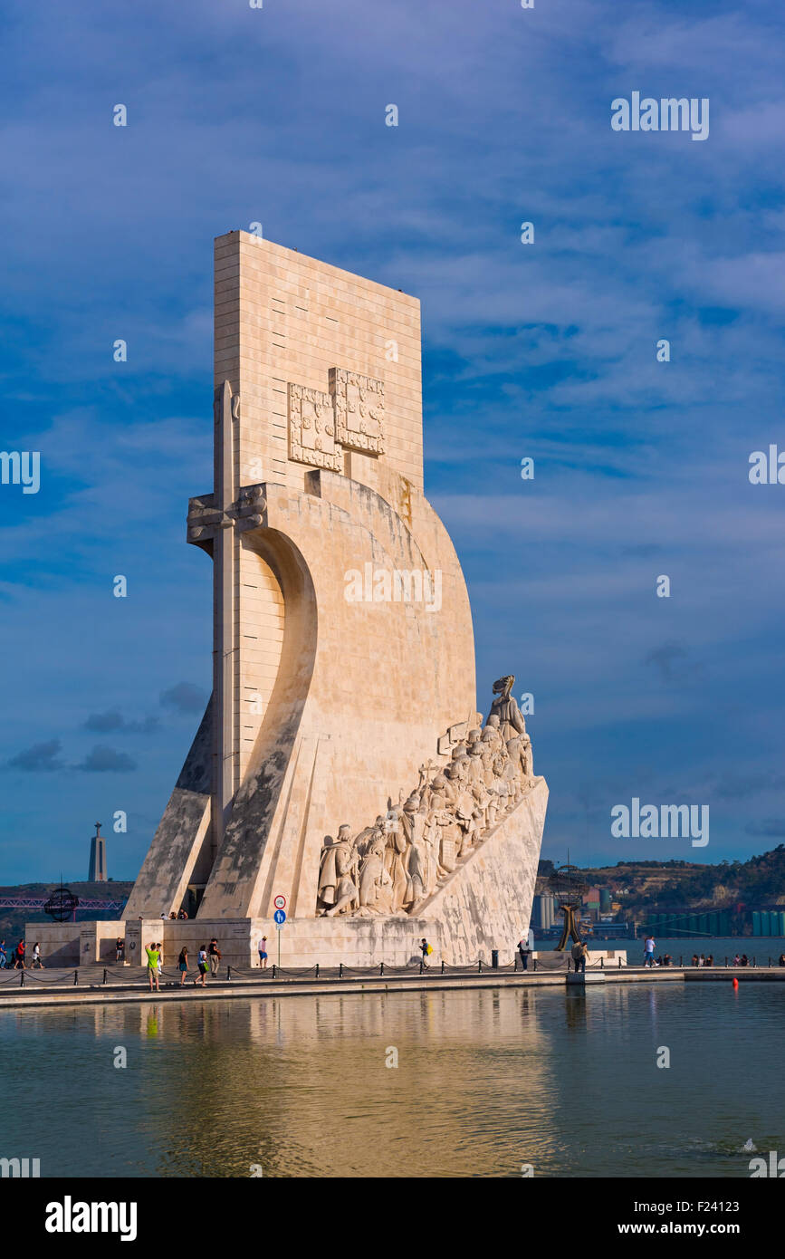 Denkmal der Entdeckungen, Belem von Lissabon Portugal Stockfoto