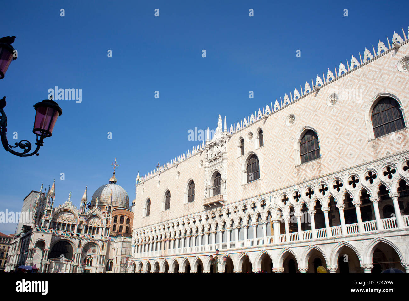 Ansicht des Dodge Palace, Venedig Stockfoto