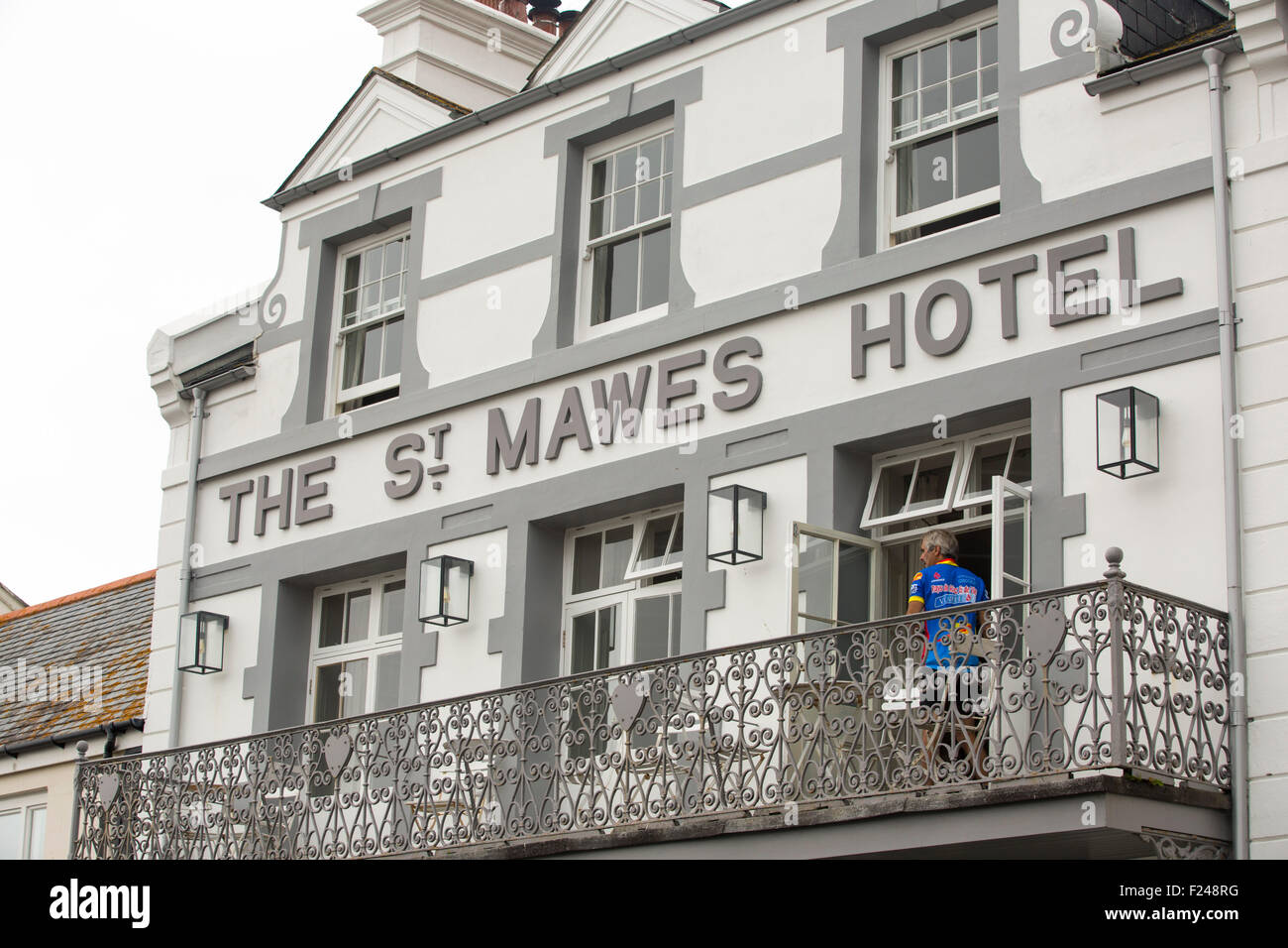 Das St Mawes Hotel in St. Mawes, Cornwall, UK. Stockfoto