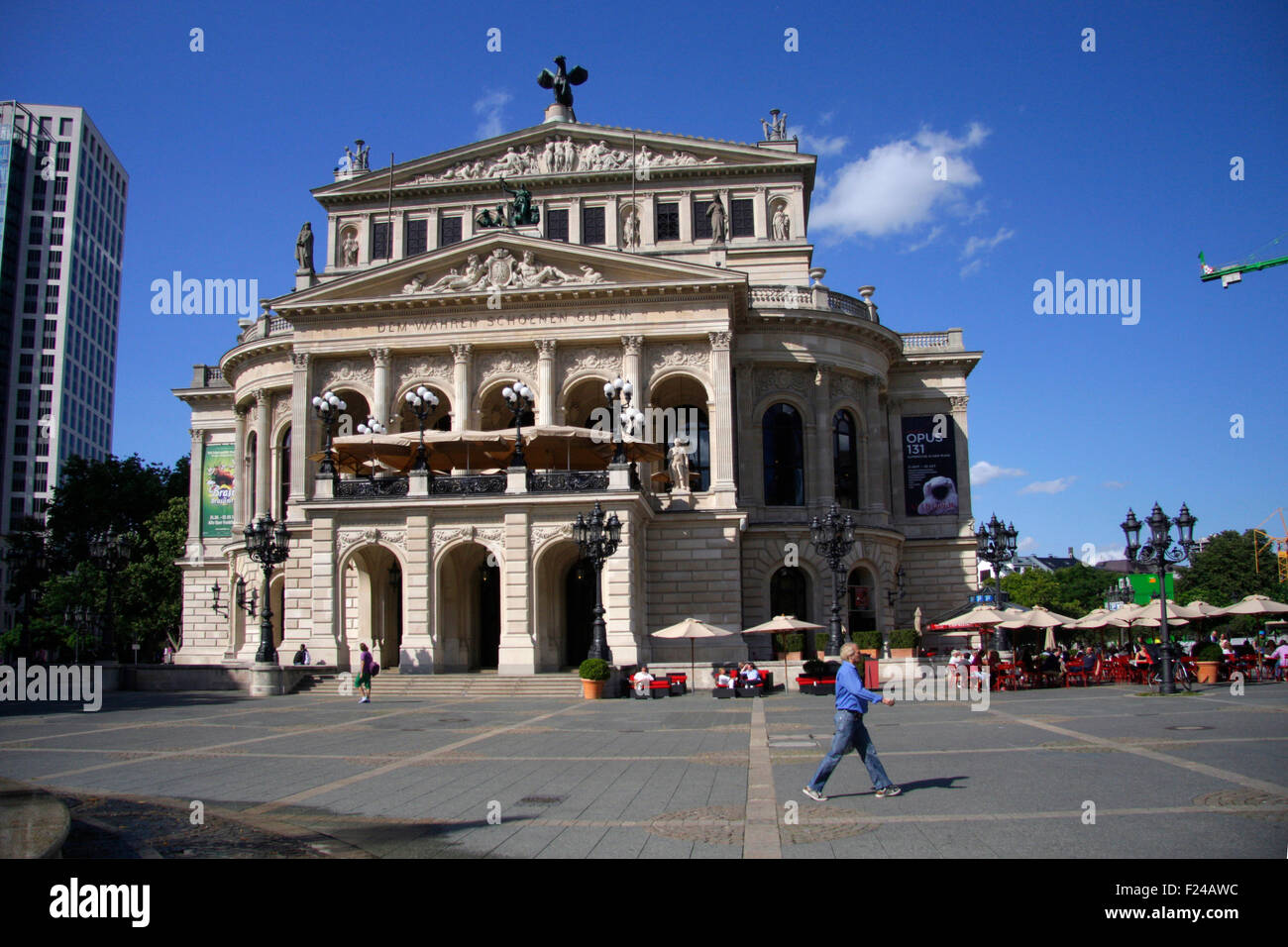 Alte Oper, Frankfurt am Main. Stockfoto