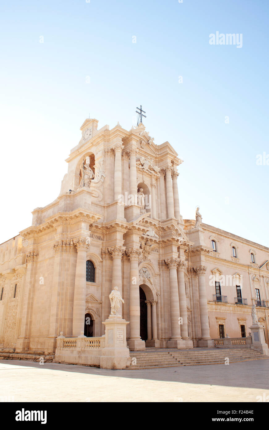 Duomo di Santa Lucia, Siracusa - Syrakus-Kathedrale Stockfoto