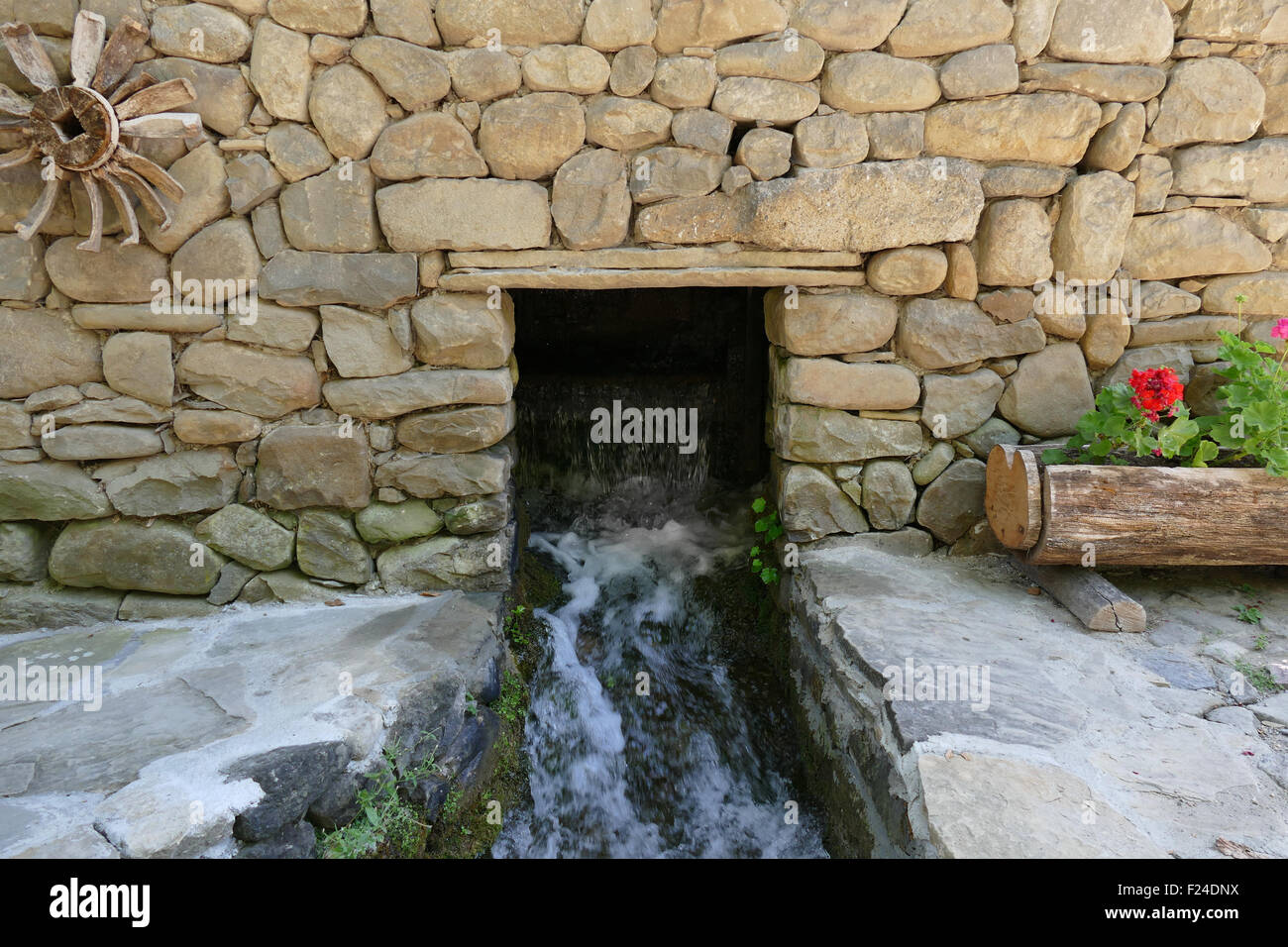 Architektur, ethnographische Museum Etara - Bulgarien. Stockfoto