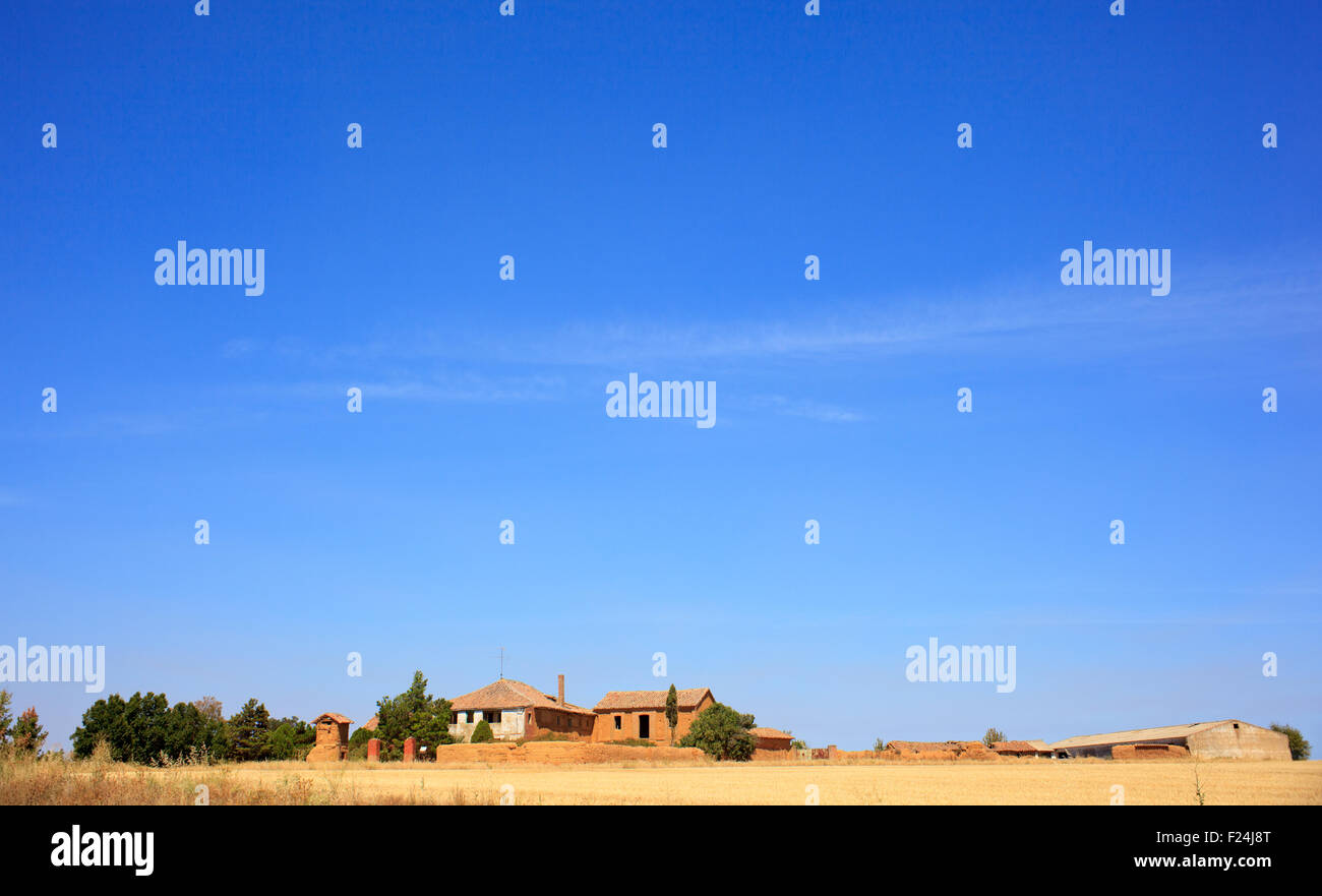 Landhaus in einem spanischen Dorf Stockfoto