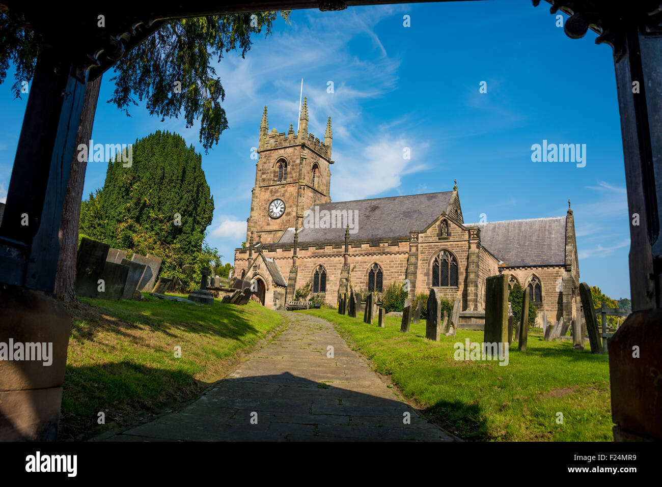 St. Giles Kirche Matlock Derbyshire UK Stockfoto