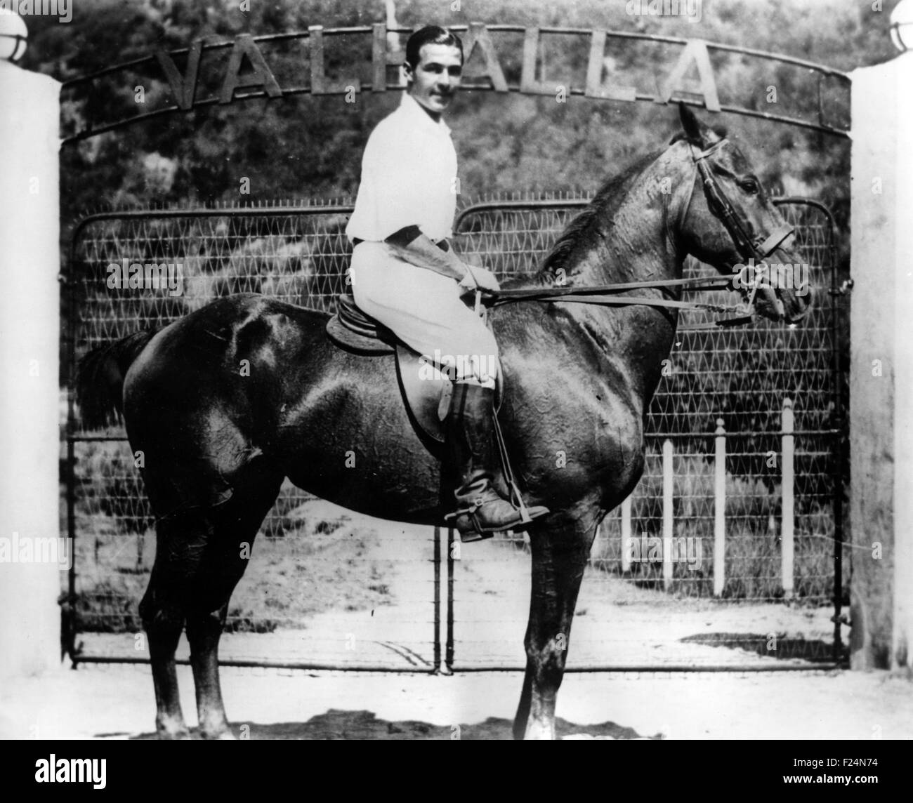 RUDOLPH VALENTINO (1895-1926) italienischer amerikanischer Stummfilm Schauspieler Stockfoto