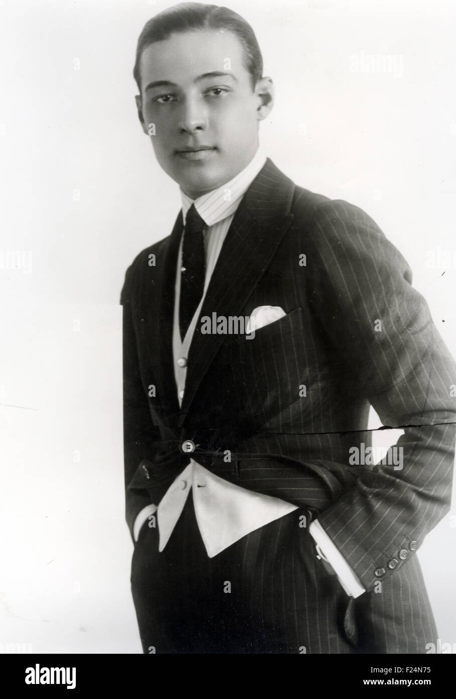 RUDOLPH VALENTINO (1895-1926) italienischer amerikanischer Stummfilm Schauspieler Stockfoto