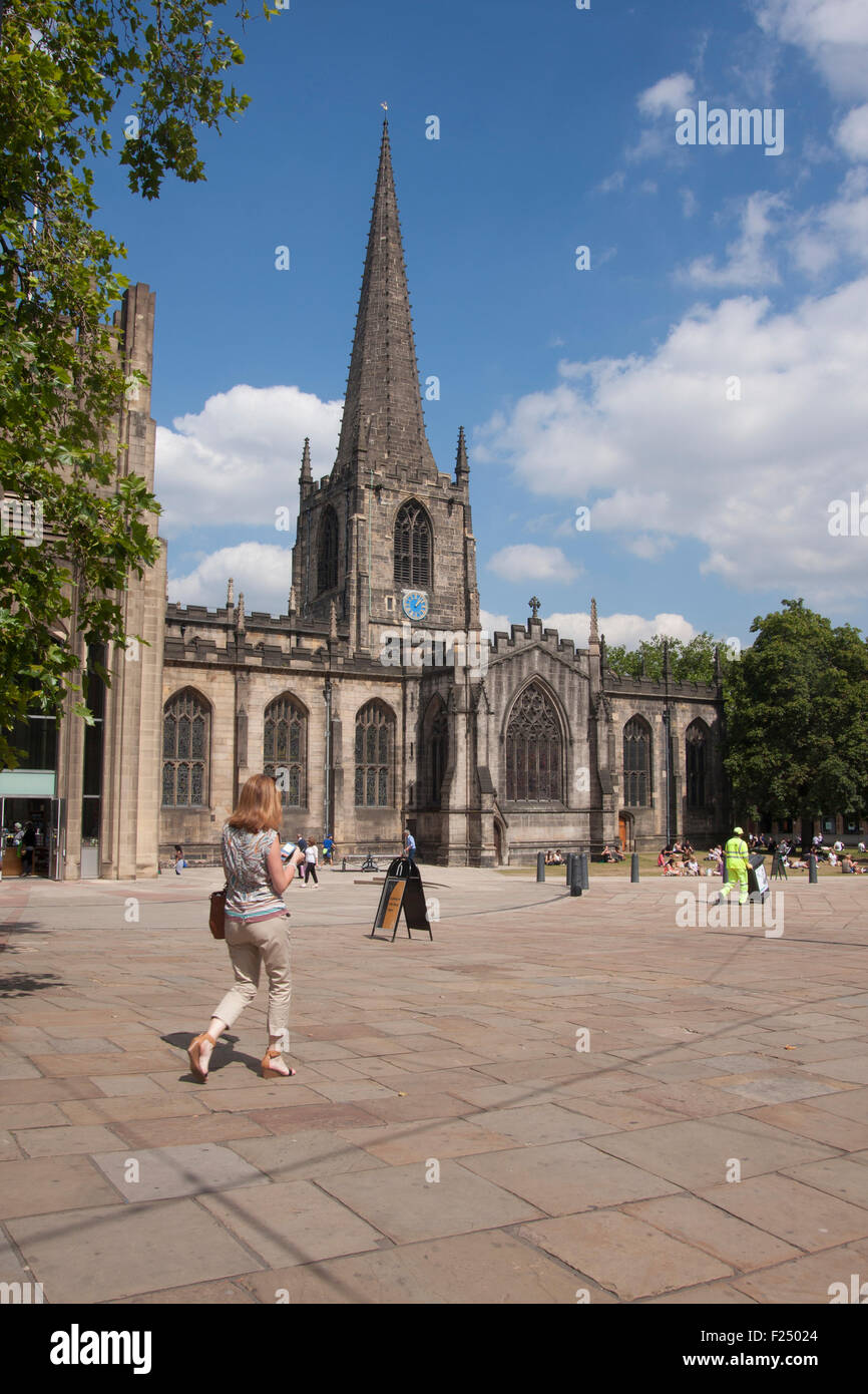 St. Peter und Paul Kathedrale von Sheffield, South Yorkshire, England Stockfoto