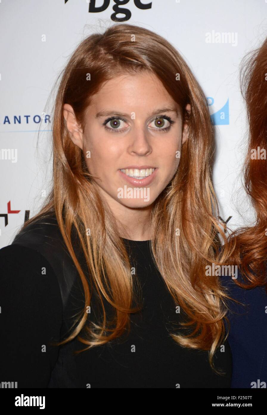 New York, NY, USA. 11. September, 2015. Prinzessin Beatrice von York, Tochter von Sarah Ferguson Herzogin von York in Anwesenheit für BGC Partners jährlichen Charity Day, BGC Partners Innenstadt von Manhattan, New York, NY 11. September 2015. Bildnachweis: Derek Sturm/Everett Collection/Alamy Live-Nachrichten Stockfoto