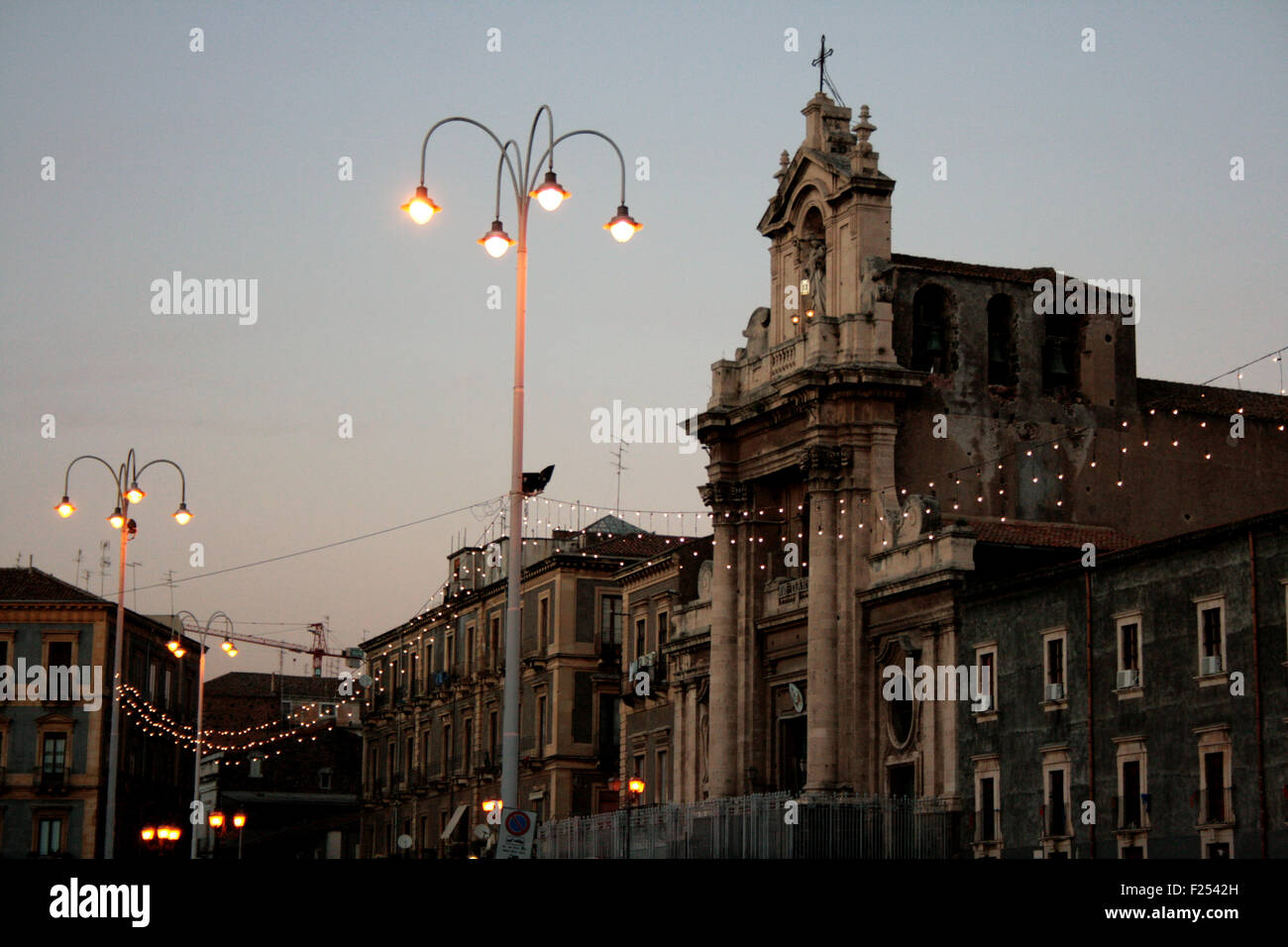 Santuario della Madonna del Carmine, Catania - Italien Stockfoto