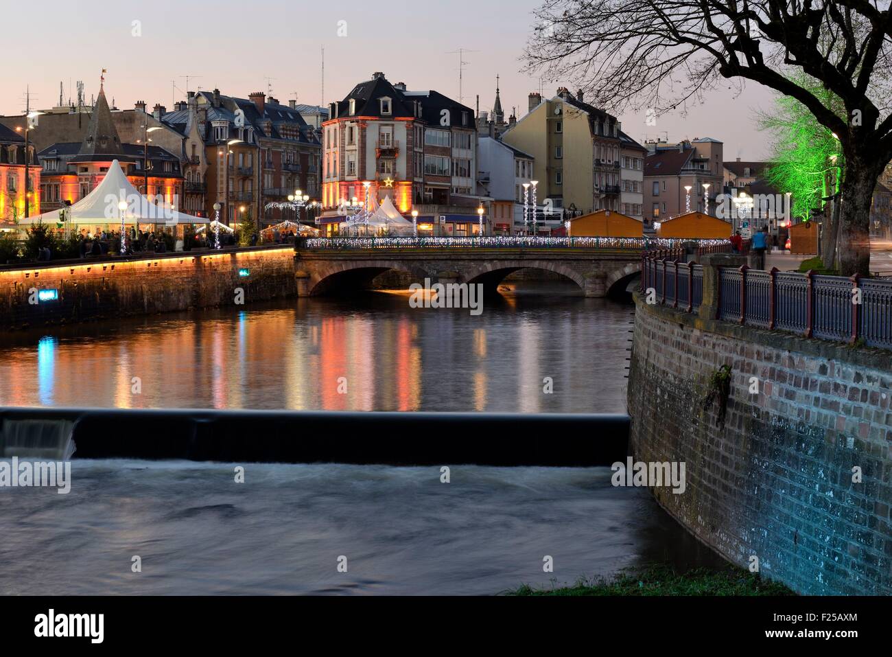 Frankreich, Territoire de Belfort, Belfort, La Savoureuse Fluss, Corbis