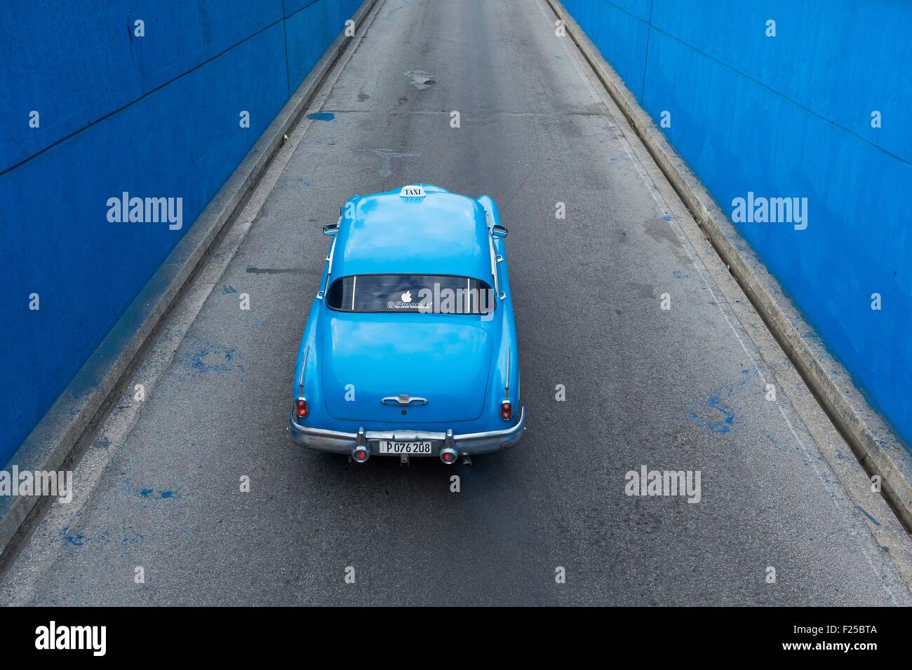 Kuba, Ciudad De La Habana Provinz, La Havanna, amerikanisches Auto Stockfoto