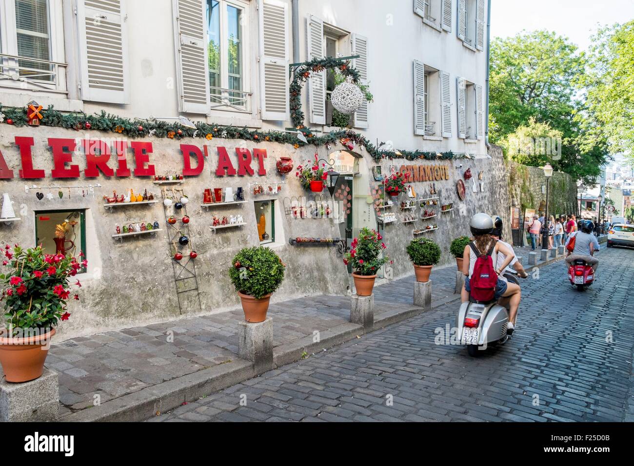 Frankreich, Paris, Montmartre, Saules Straße Stockfoto