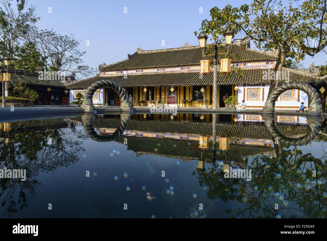 Vietnam, Provinz Thua Thien Hue, Hue, der verbotenen Stadt im Herzen der Kaiserstadt, aufgeführt als Weltkulturerbe von der UNESCO, Huu Vu Mandarin House, vom 19. Jahrhundert Stockfoto