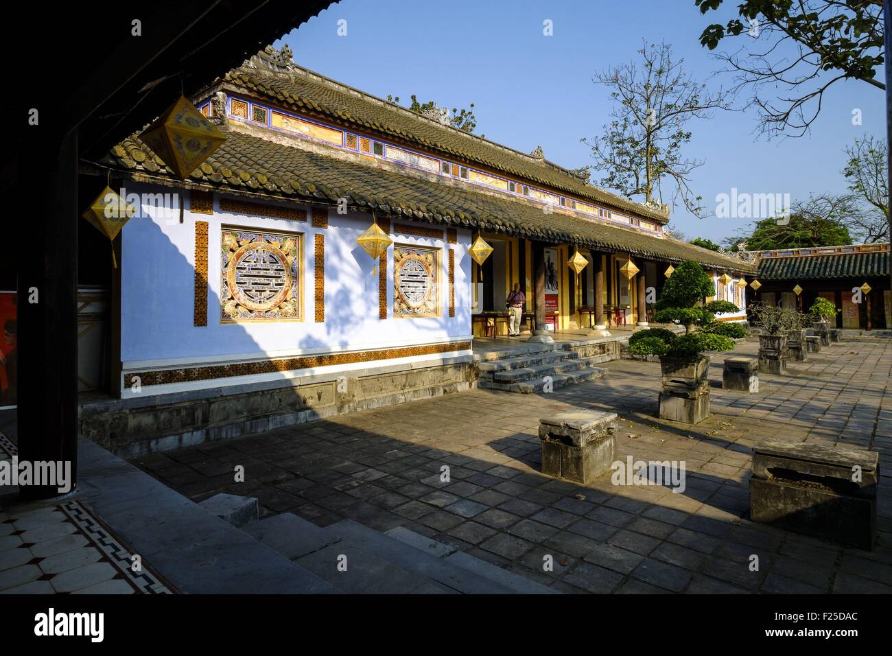 Vietnam, Provinz Thua Thien Hue, Hue, der verbotenen Stadt im Herzen der Kaiserstadt, aufgeführt als Weltkulturerbe von der UNESCO, Huu Vu Mandarin House, vom 19. Jahrhundert Stockfoto