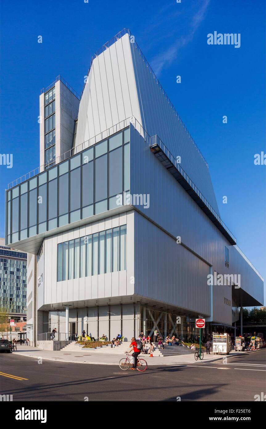 USA, New York, dem Meatpacking District, das Whitney Museum of Art Stockfoto
