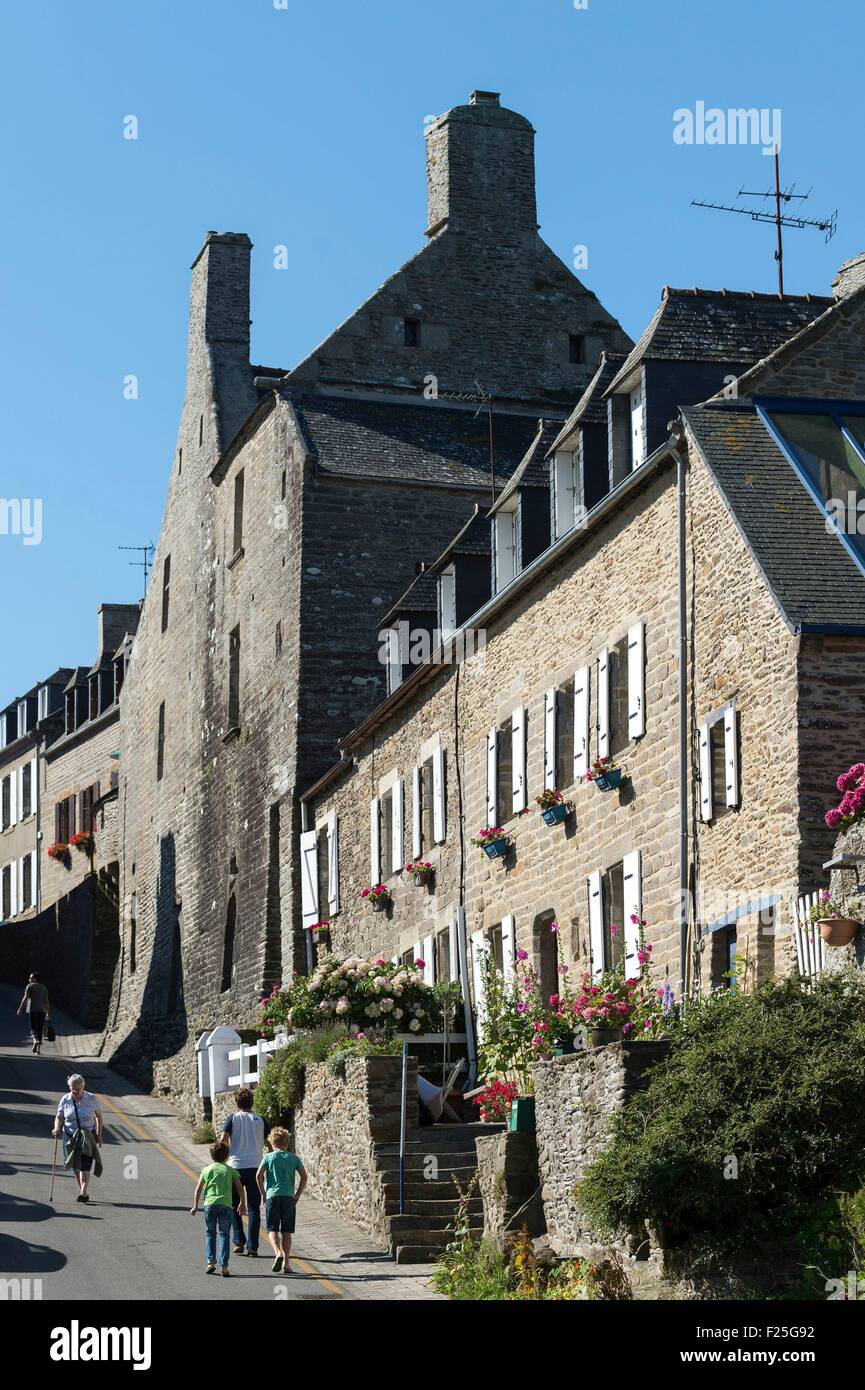 Frankreich, Finistere, Le Conquet, Lombard street Stockfoto