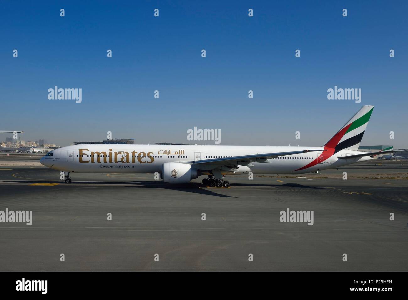 Vereinigte Arabische Emirate, Dubai, Dubai International Airport Stockfoto