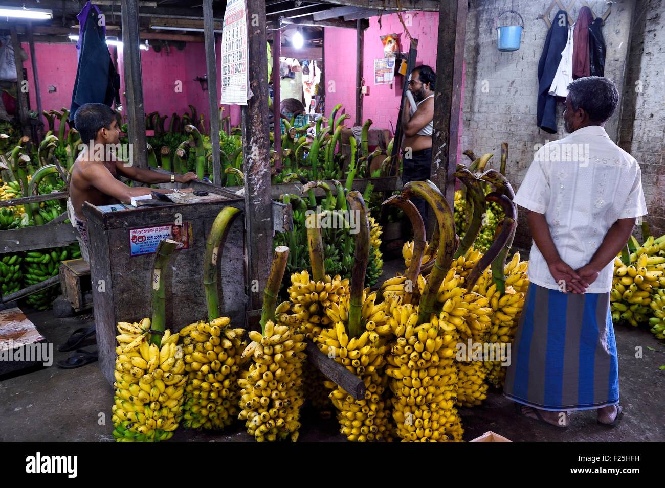 Western Province, Colombo District, Sri Lanka, Colombo, Obst und Gemüse Markt im Pettah-Viertel Manning Stockfoto