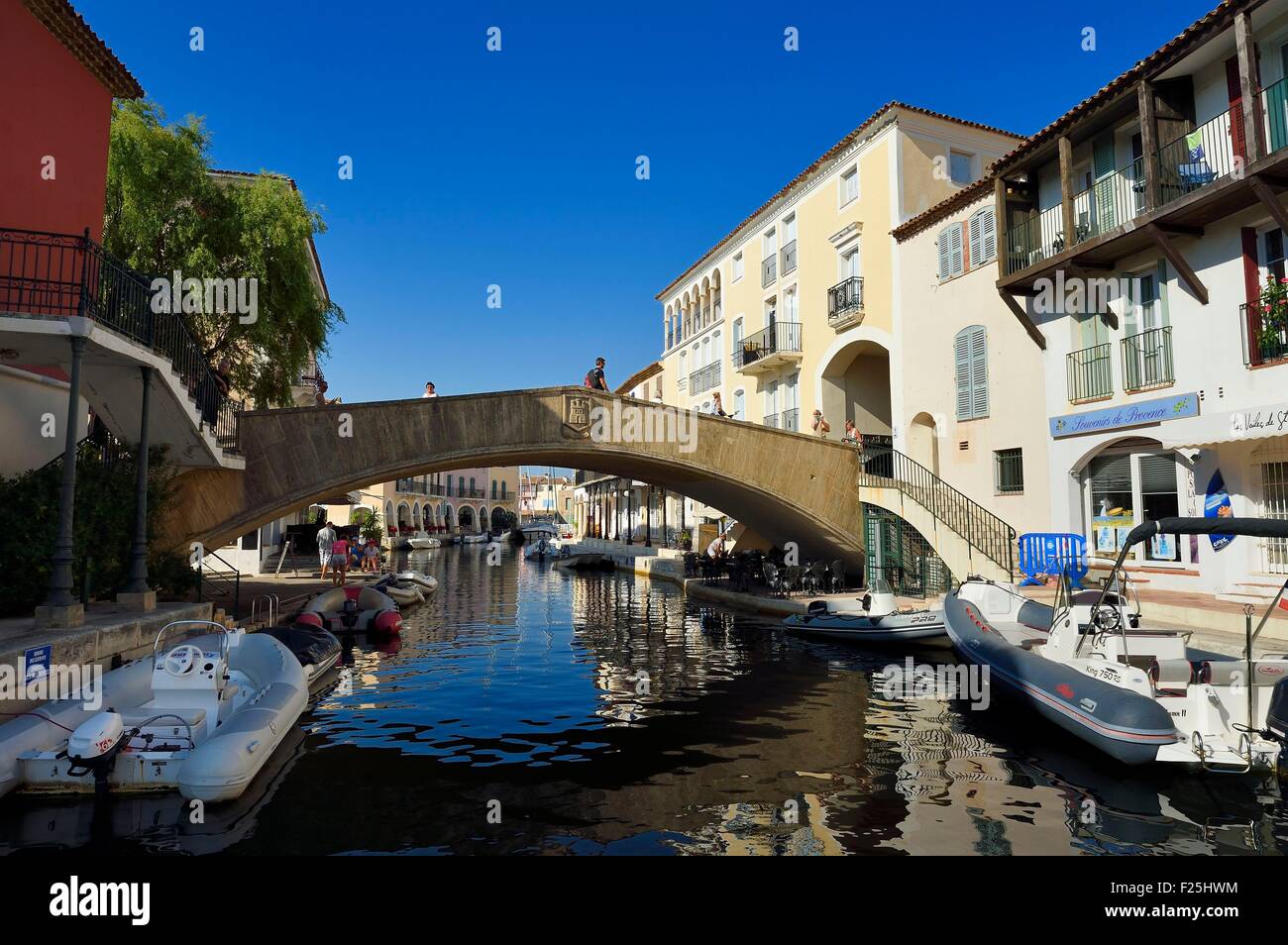 Frankreich, Var, Golf von St. Tropez, der Küstenstadt Port Grimaud Stockfoto