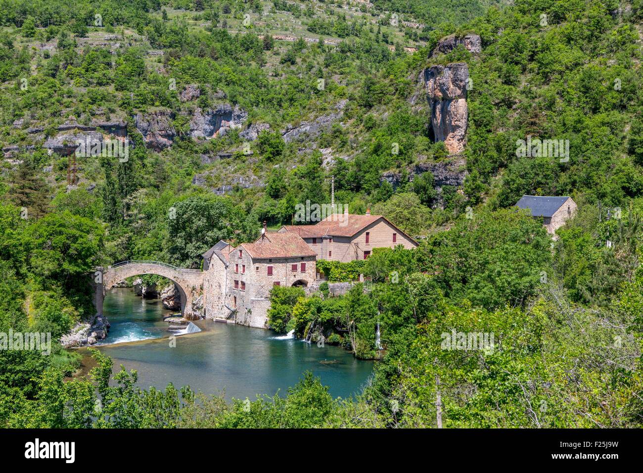 Frankreich, Aveyron, die Causses und Cevennen, mediterrane Agro