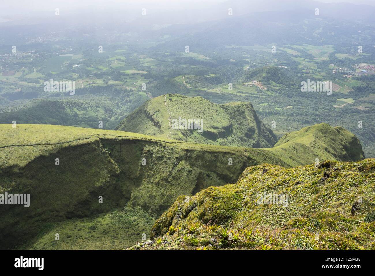 Frankreich, Martinique, Mount Pelee Vulkan am nördlichen Ende der Insel Stockfoto
