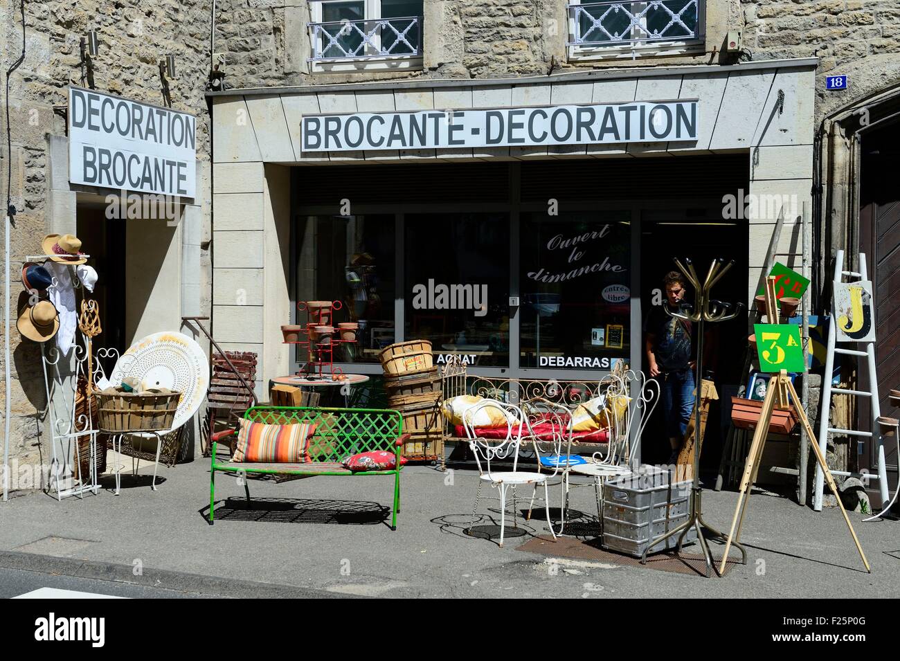 Frankreich, Doubs, Ornans, Antiquitäten Stockfoto