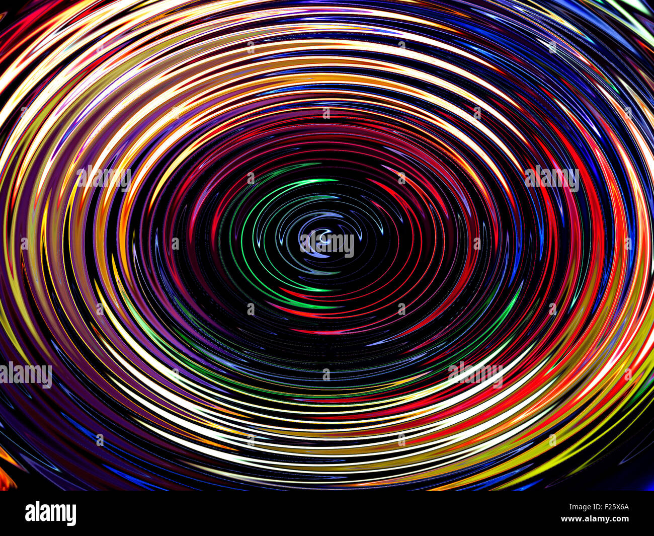 Einer abstrakten Hintergrund mit einen Dominoeffekt in Techno bunte Neonlichter Stockfoto