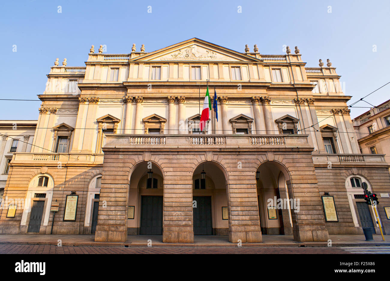 Teatro Alla Scala in Mailand Stockfoto