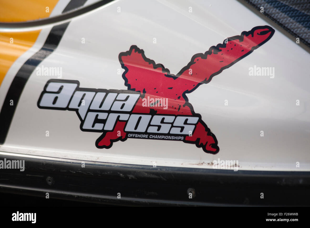 Aqua Cross Detail auf JetSki beim Grand Prix of Sea Aqua X Jetski