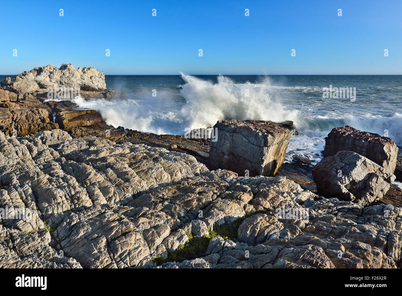 Südafrika, Hermanus, dem Atlantischen Ozean Stockfoto