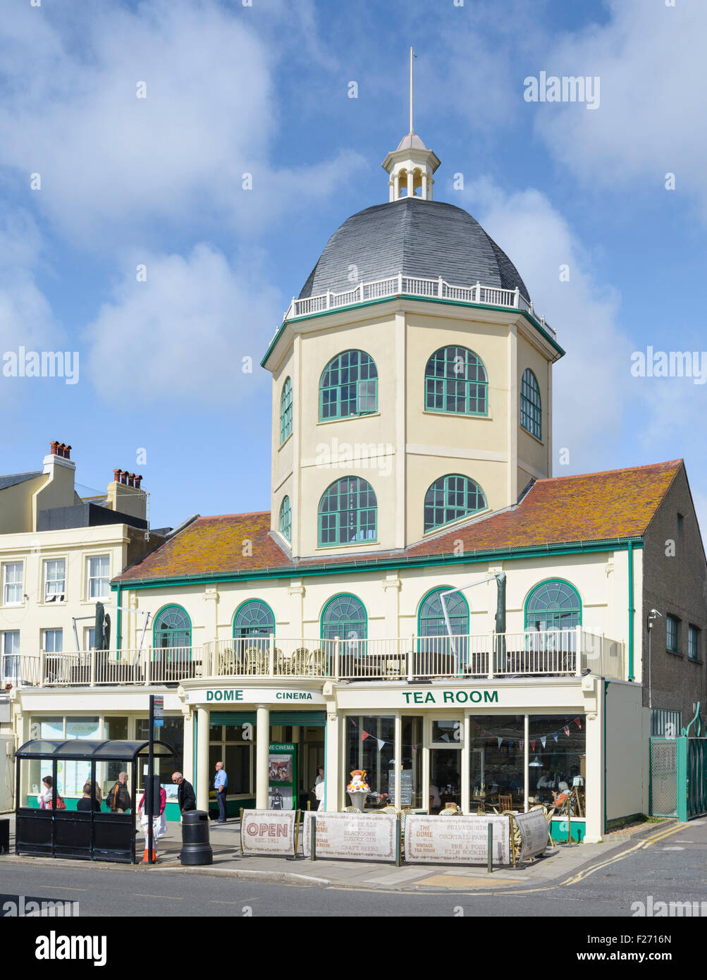 Kuppelkino Grade aufgeführten II Gebäude in Worthing, West Sussex, England, UK. Stockfoto