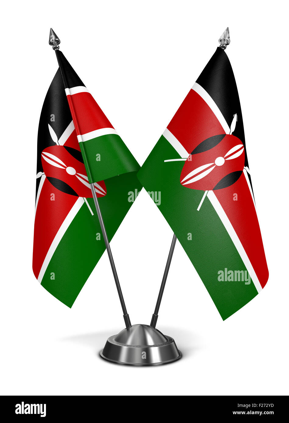 Kenia - Miniatur-Flags. Stockfoto