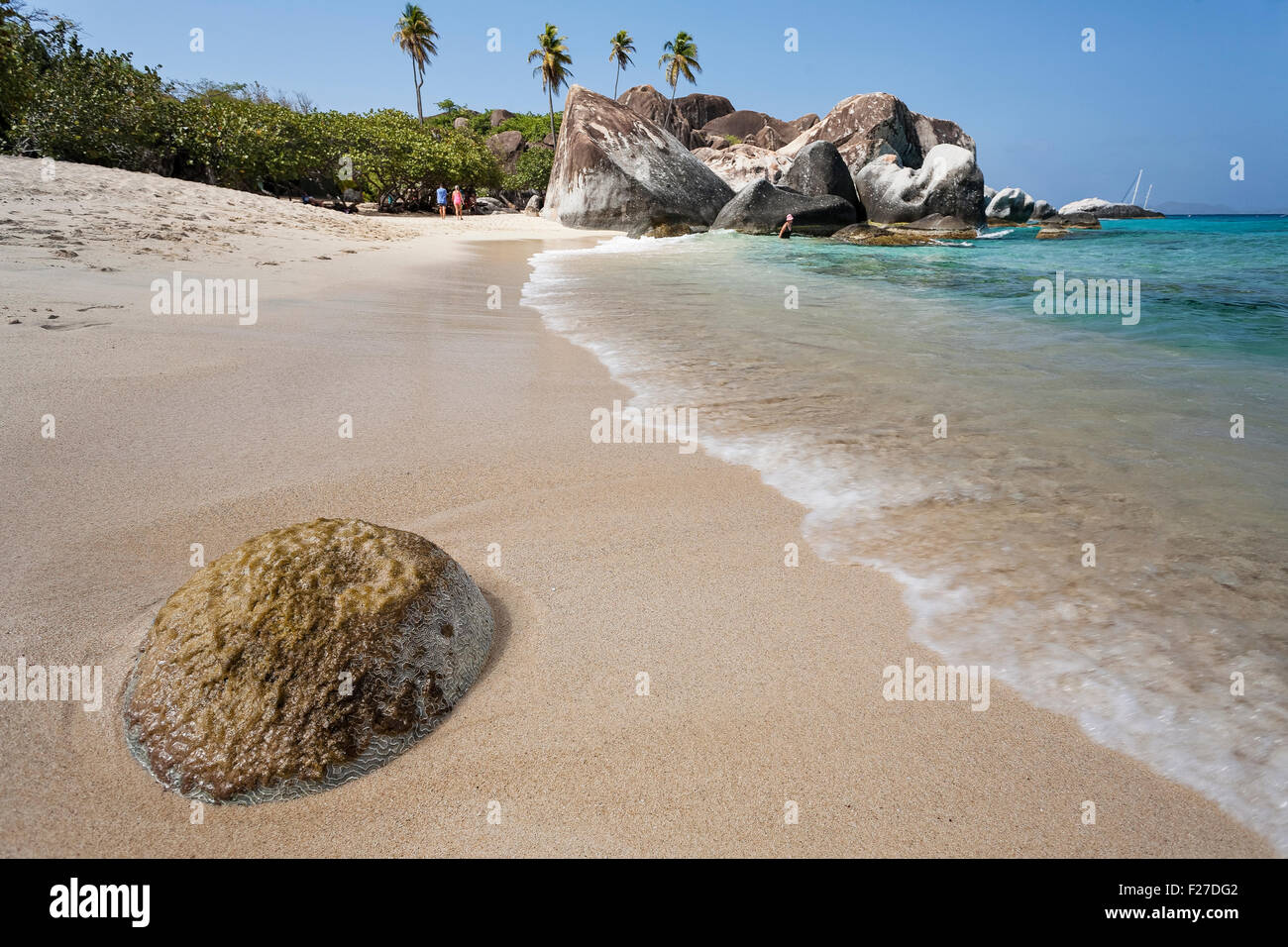 Die Bäder, Virgin Gorda, Britische Jungferninseln, Caribbean Stockfoto