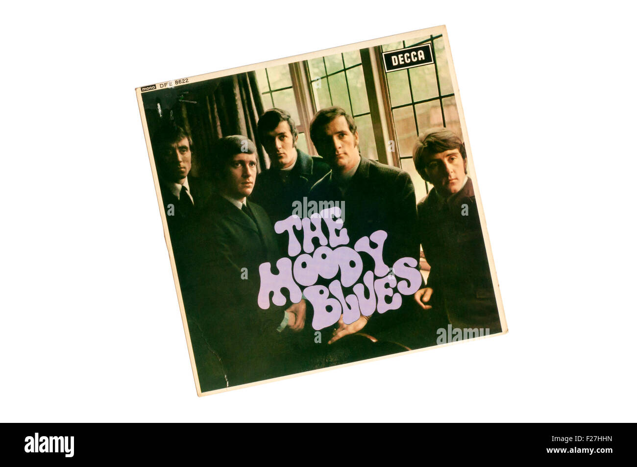 Die Moody Blues EP mit Go Now! 1965 erschien. Stockfoto