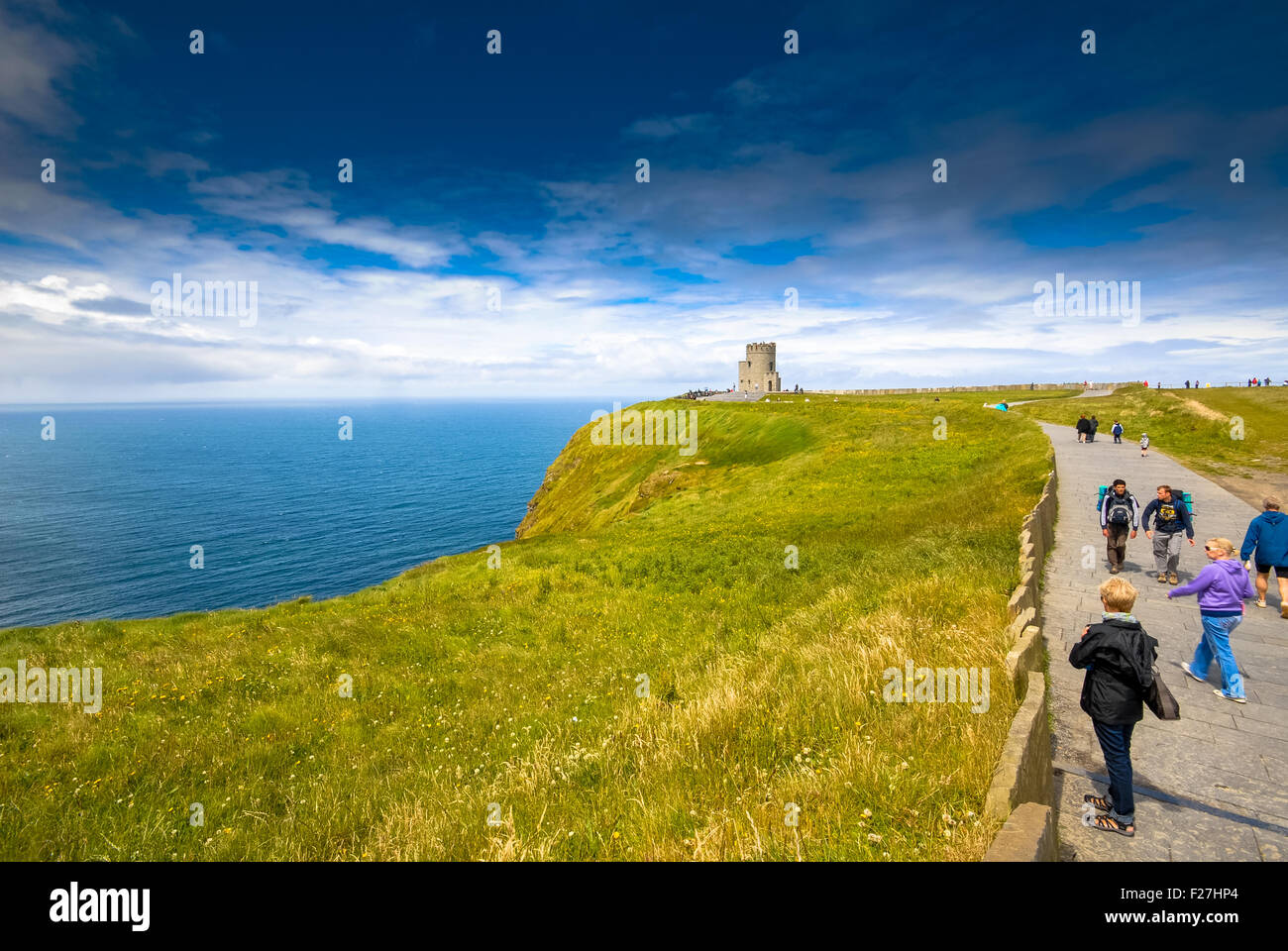 Klippen von Moher in Irland Stockfoto