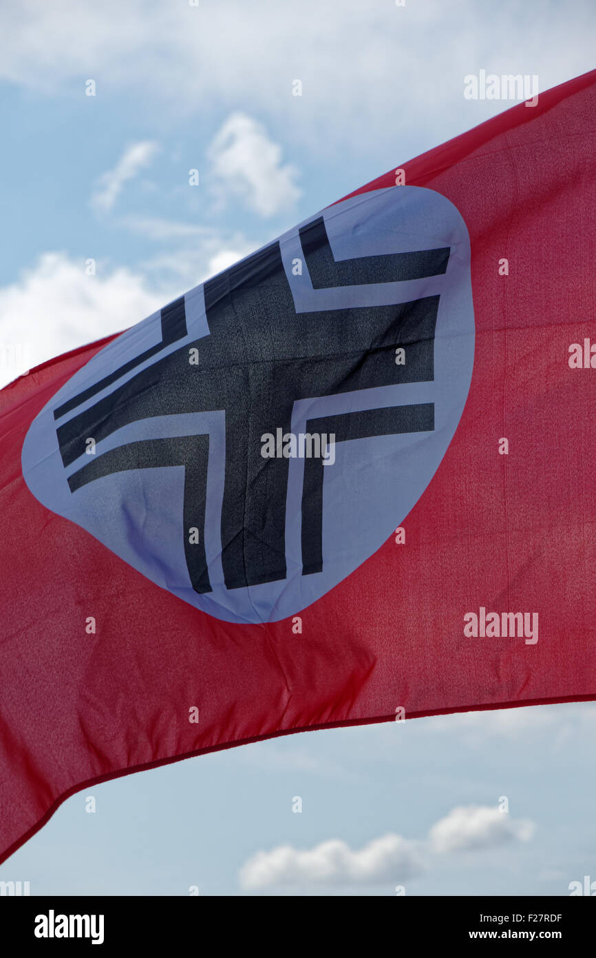 WW2 Panzer Flagge Stockfoto