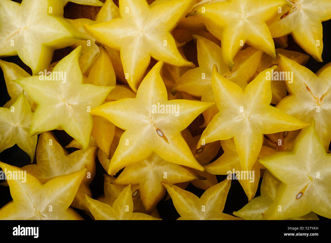 Sternfrucht Hintergrund Stockfoto