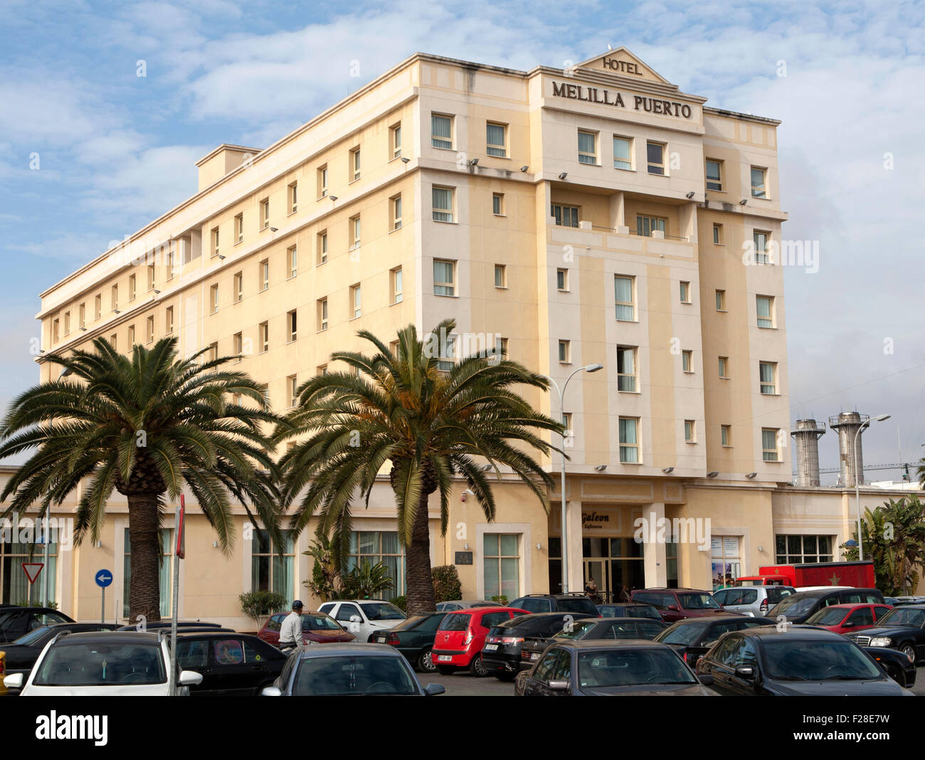 Hotel Melilla Puerto, Melilla autonome Stadt spanischen Staatsgebiet in Nordafrika, Spanien Stockfoto