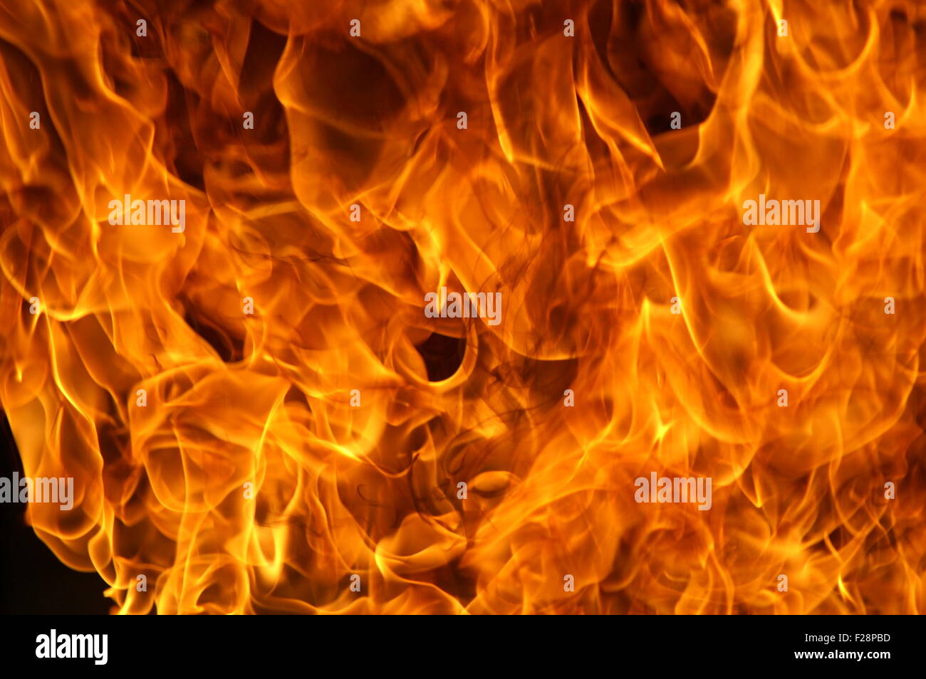 Feuerball, Flammen Stockfoto