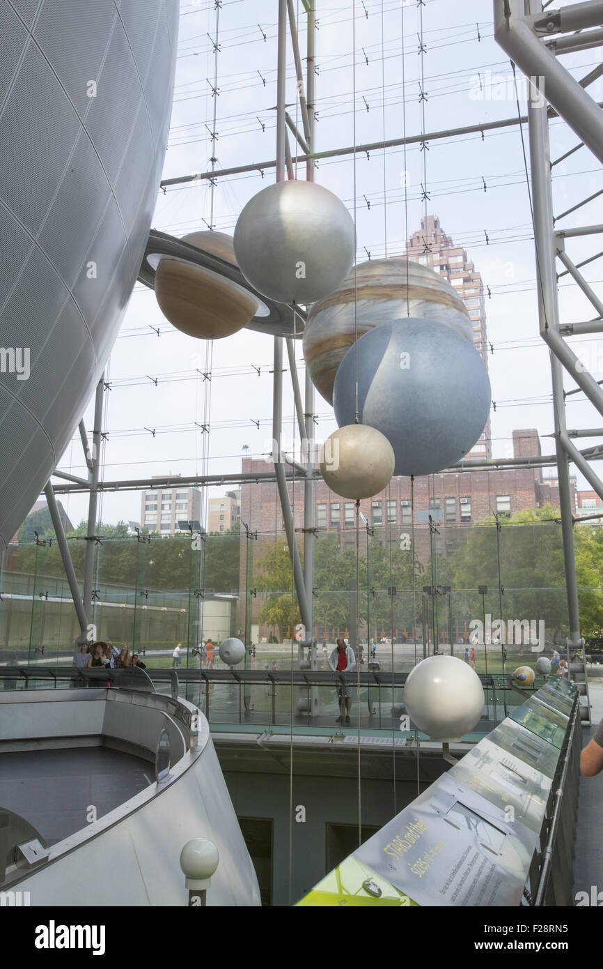 Rose Center for Earth and Space, American Museum of Natural History, Manhattan, NY Stockfoto